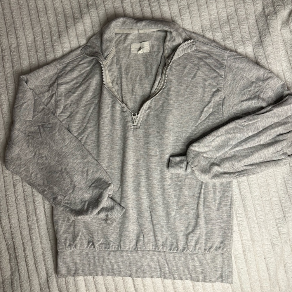 Super soft Loft Lou and Grey quarter zip up.
